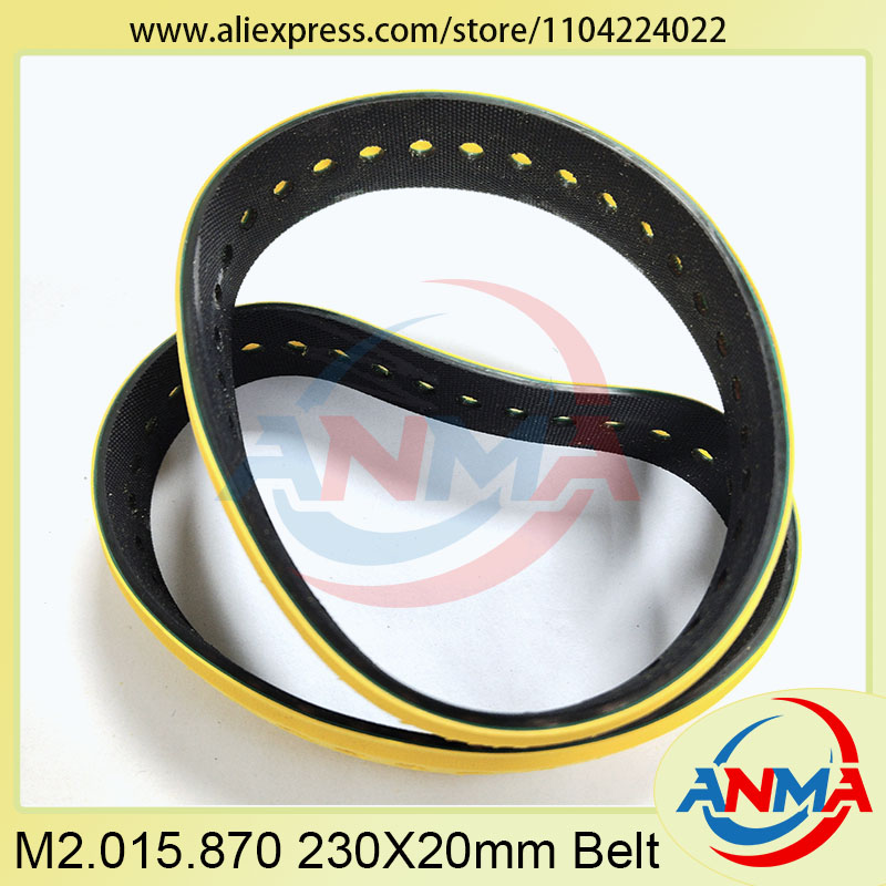 Commercial Offset Printing - 3Pieces 230x20mm M2.015.870 Slow Down Belt