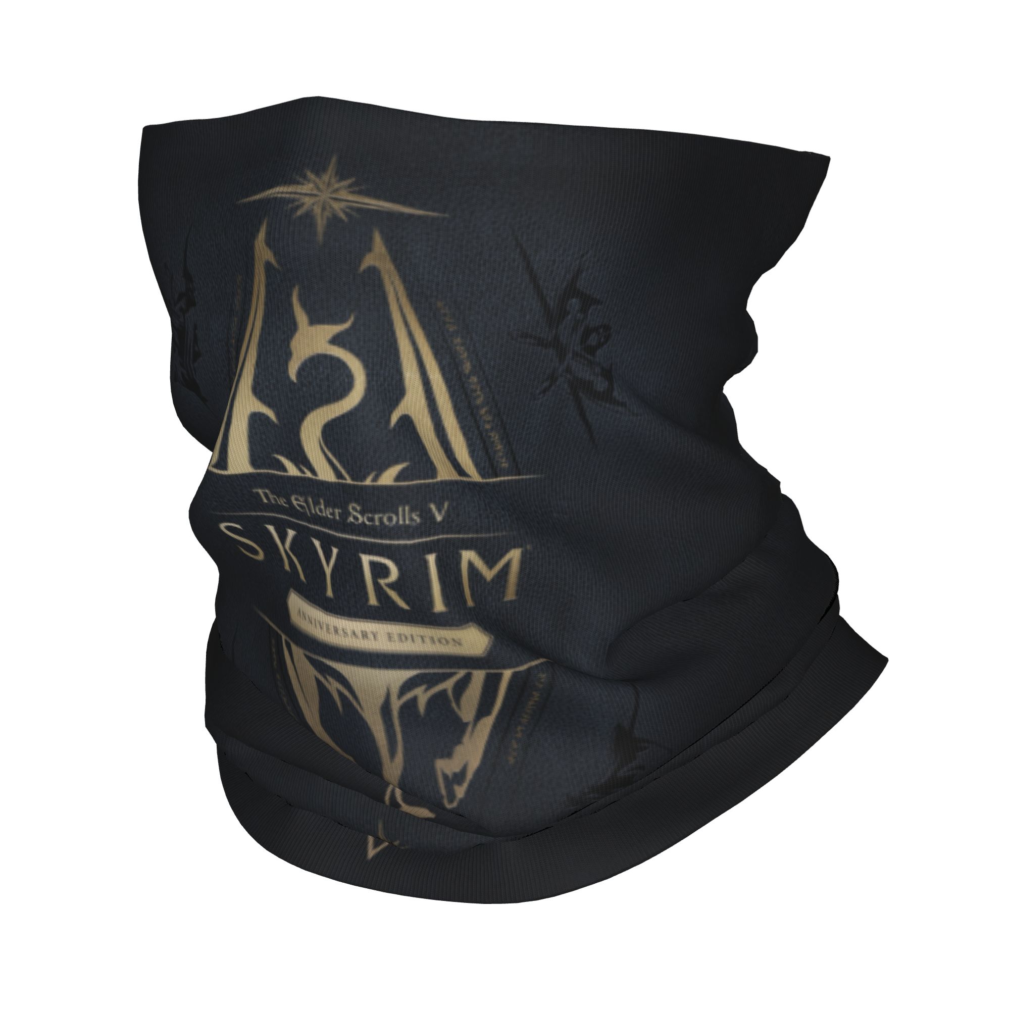 Company Profile Printing - Custom Skyrim Logo Bandana Winter Neck