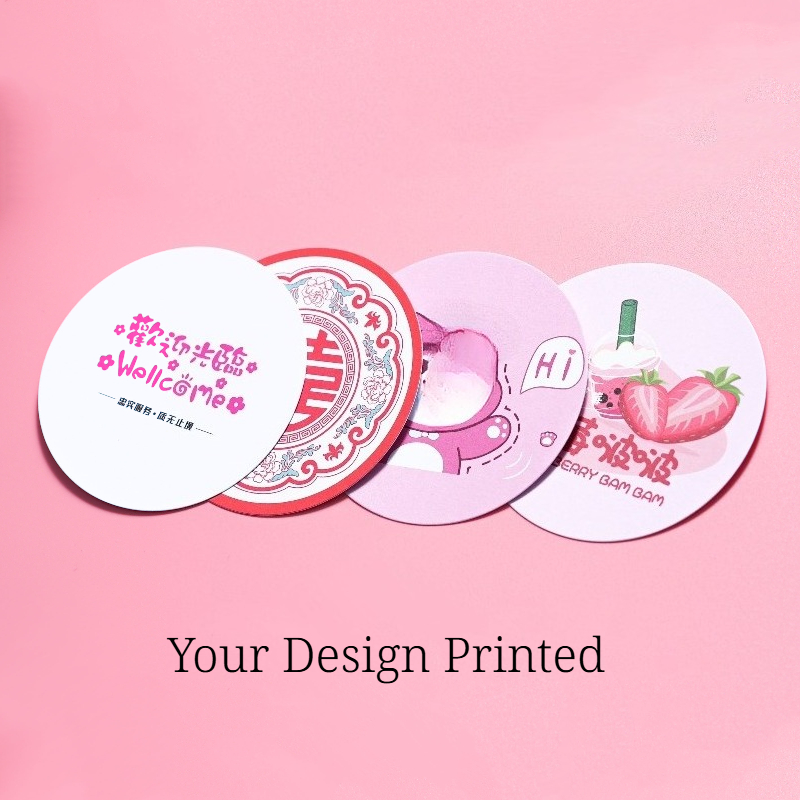 200PCS Customized Paper Coaste - Company Profile Printing 评论和价格