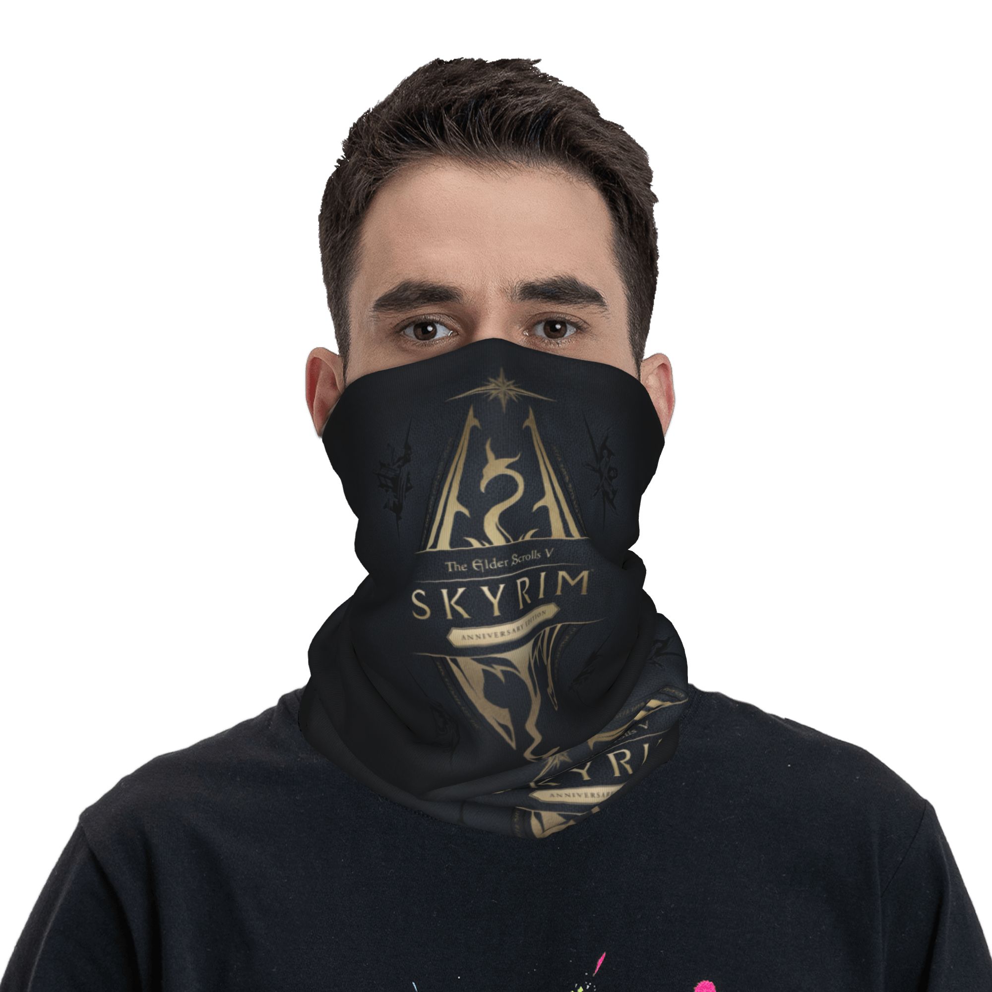 Custom Skyrim Logo Bandana Win - Company Profile Printing 评论和价格