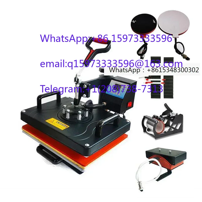 Combined 6 In 1 Heating Press  - Commercial Printing Press Machine 评论和价格