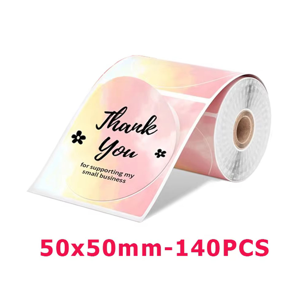 1Roll Round Circle Thermal Pap - Commercial Printer 评论和价格