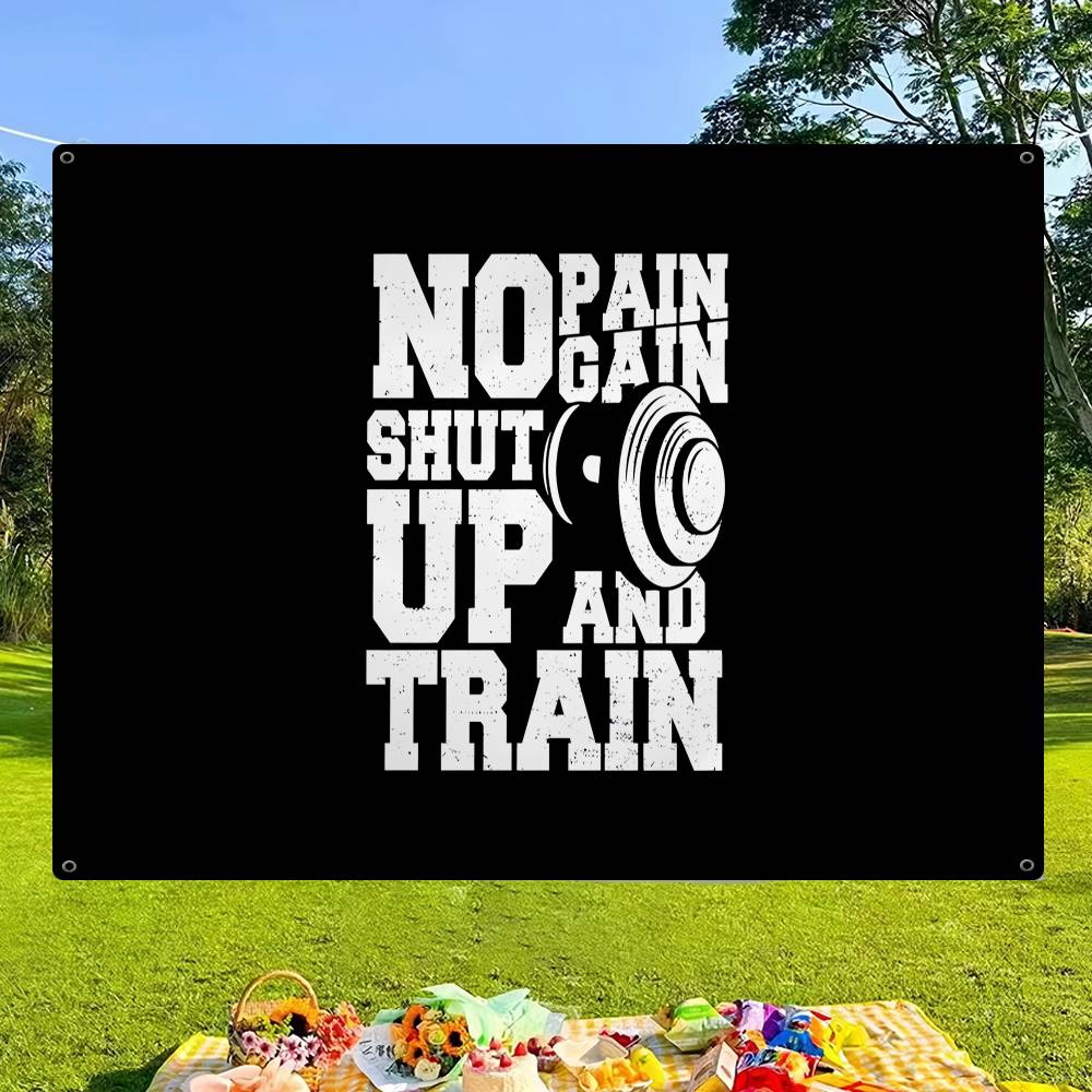 No Pain No Gain GYM Advanced P - Commercial Banner Printing 评论和价格