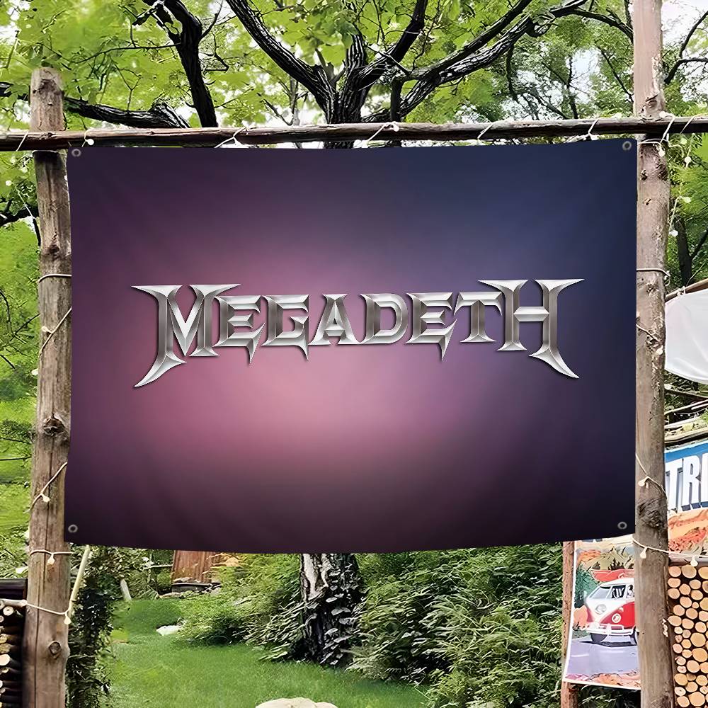 Rock Metal Band M-Megadeth Adv - Commercial Banner Printing 评论和价格